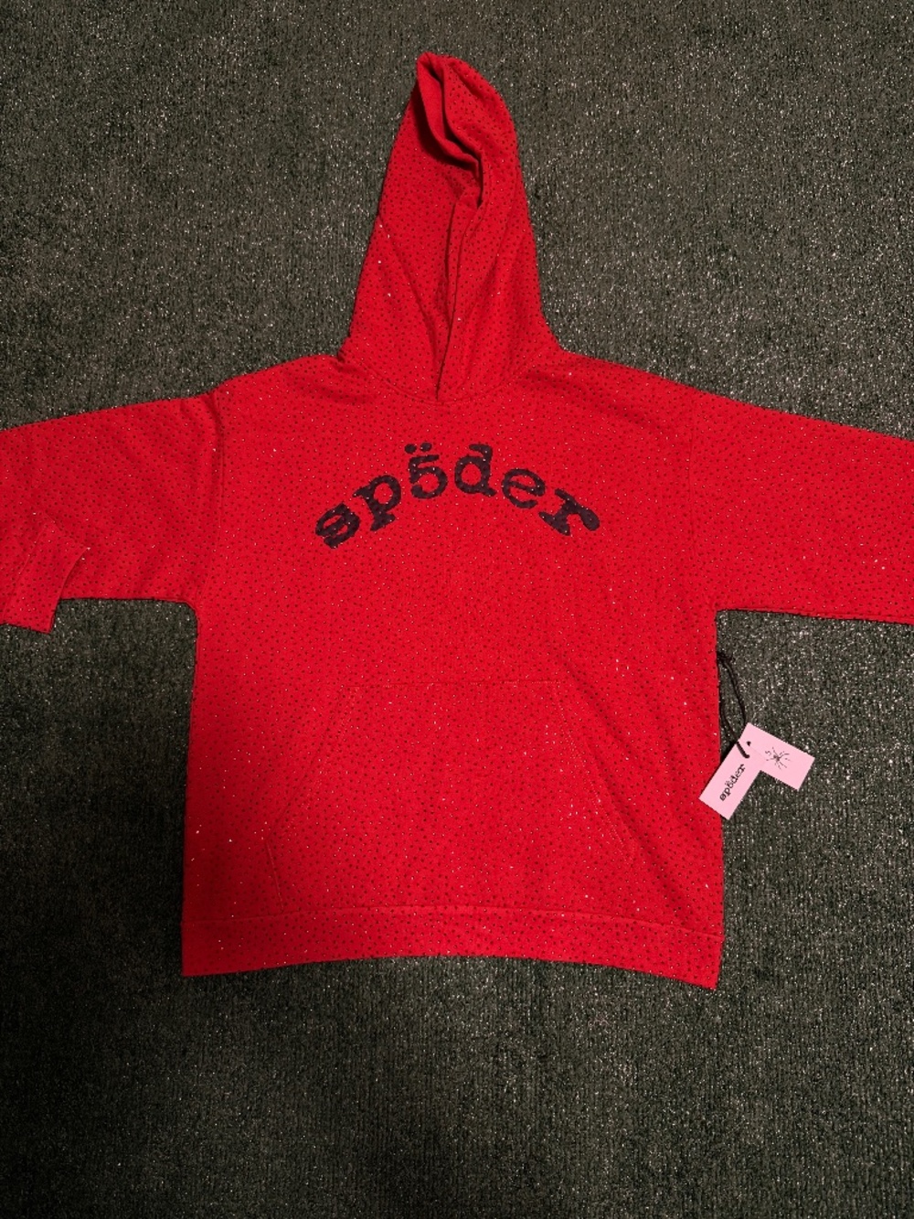 Red VVS Sp5der Hoodie
